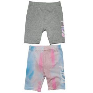 FILA Girl's 2 Pack Bike Shorts Activewear